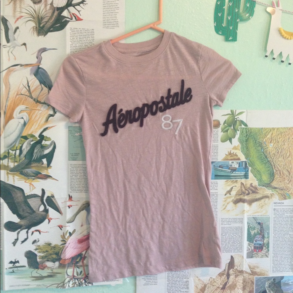 pink Aeropostale shirt!